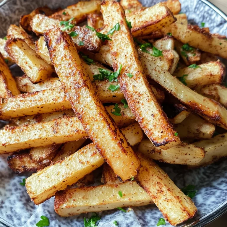 Air Fryer Kohlrabi Fries