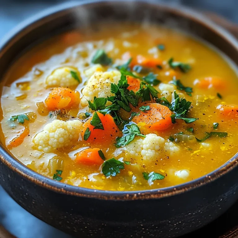 Anti-Inflammatory Golden Detox Soup: A Nourishing Bowl of Healing
