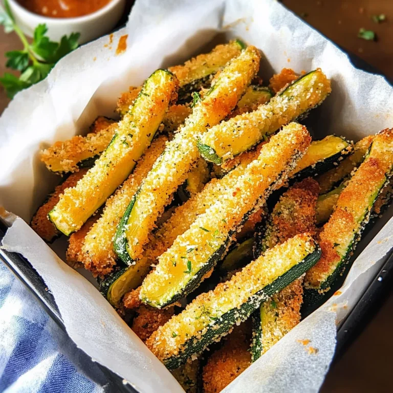 Baked Parmesan Zucchini Fries