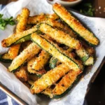 Baked Parmesan Zucchini Fries