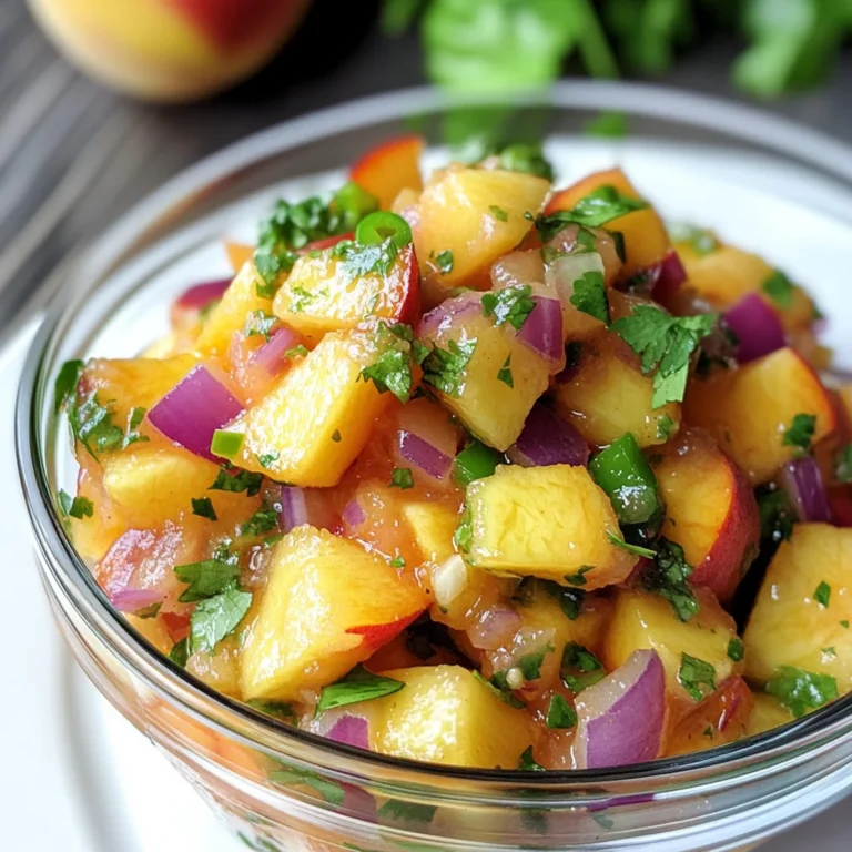 Fresh Peach Salsa recipe