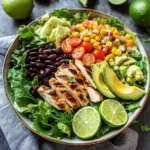 Santa Fe Chicken Salad with Tangy Lime Dressing