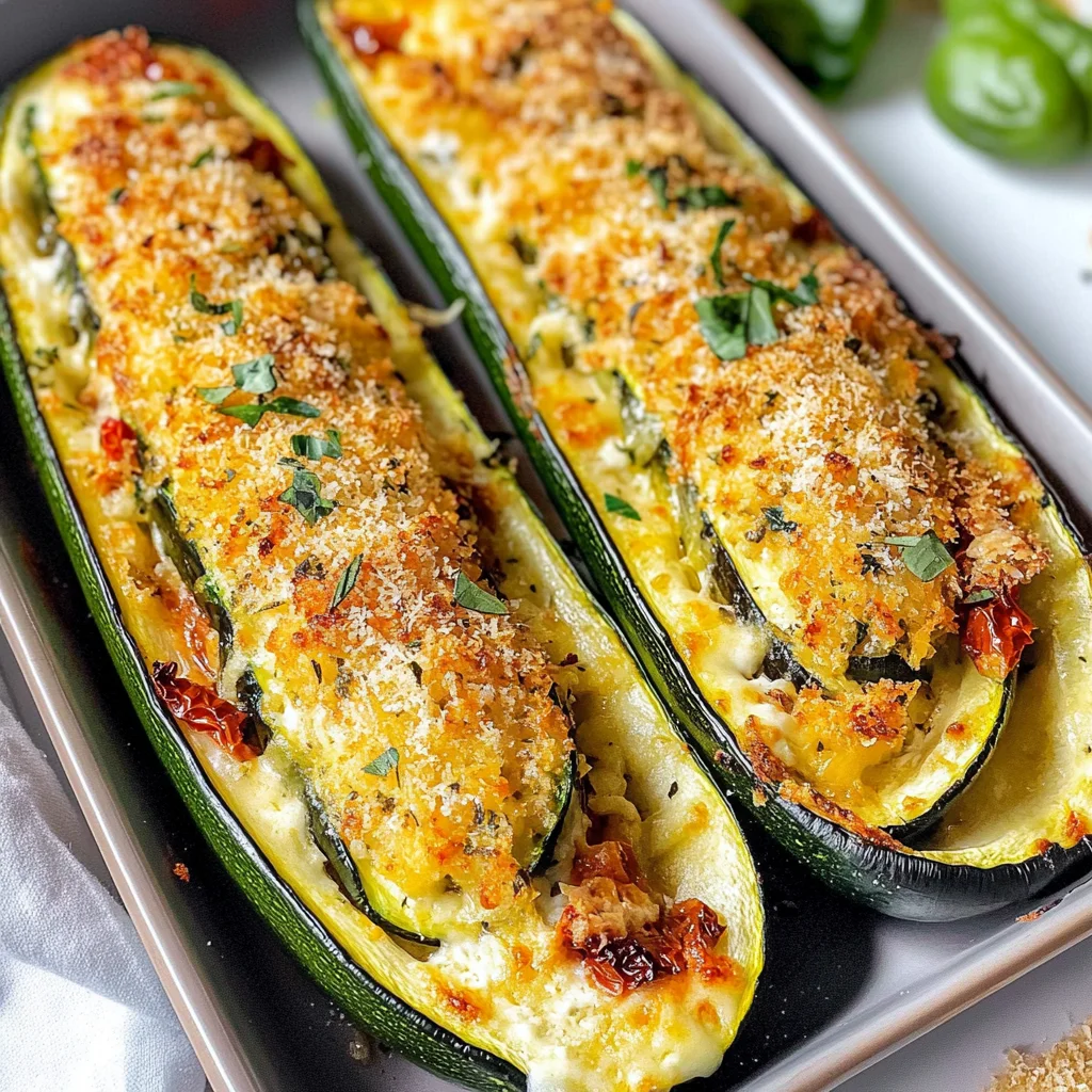 Stuffed Zucchini