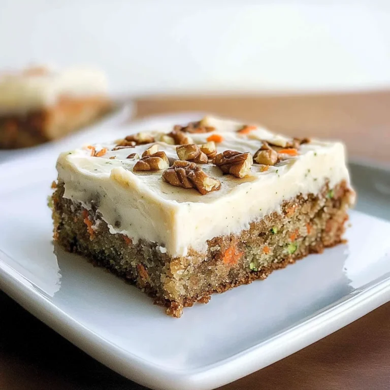 The Best Zucchini Bars