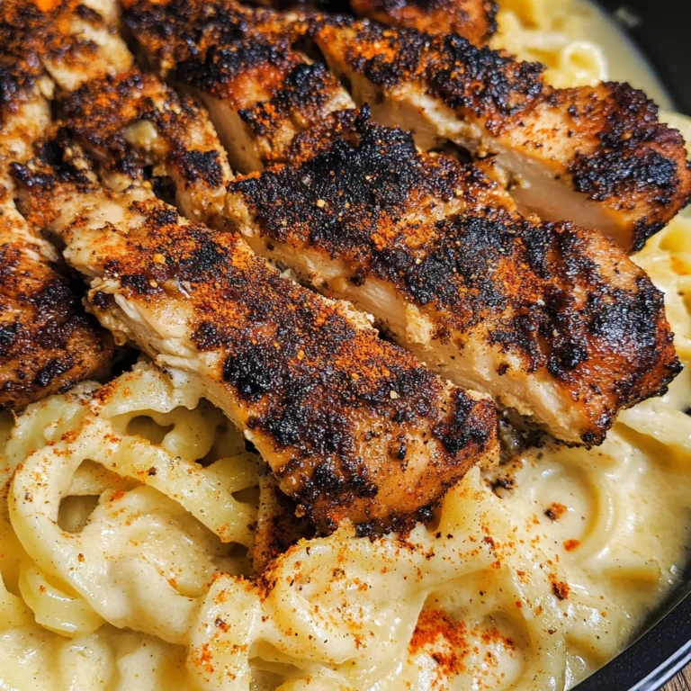 Blackened Cajun Chicken Alfredo