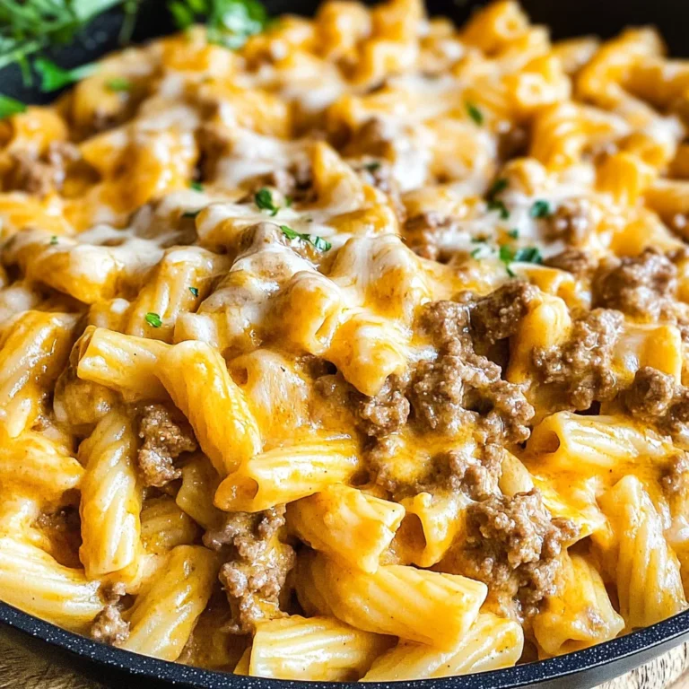 Cheeseburger Pasta