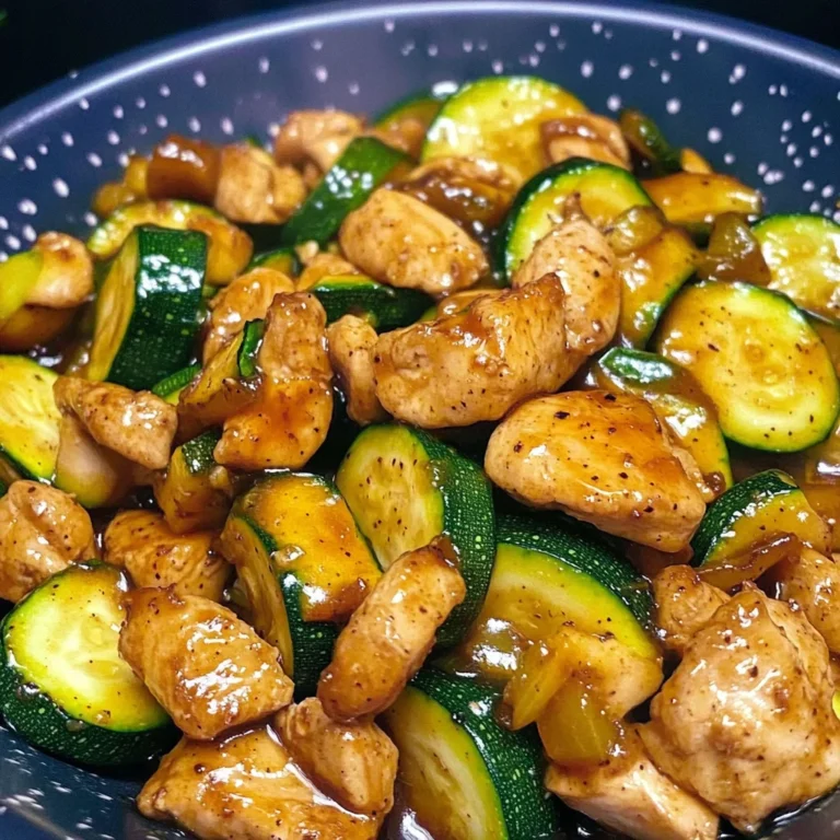 Chicken Zucchini Stir Fry