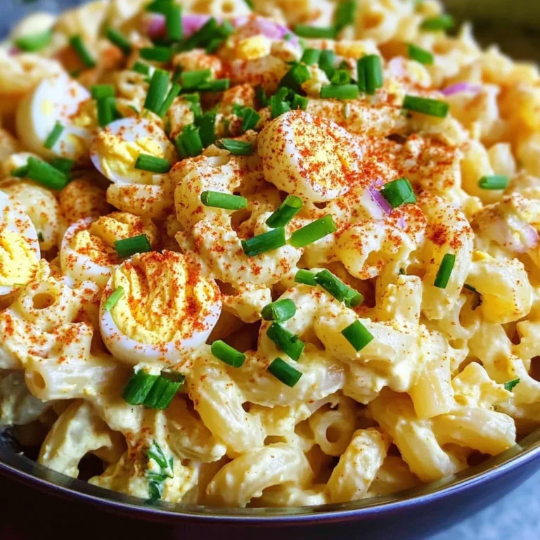 Deviled Egg Pasta Salad