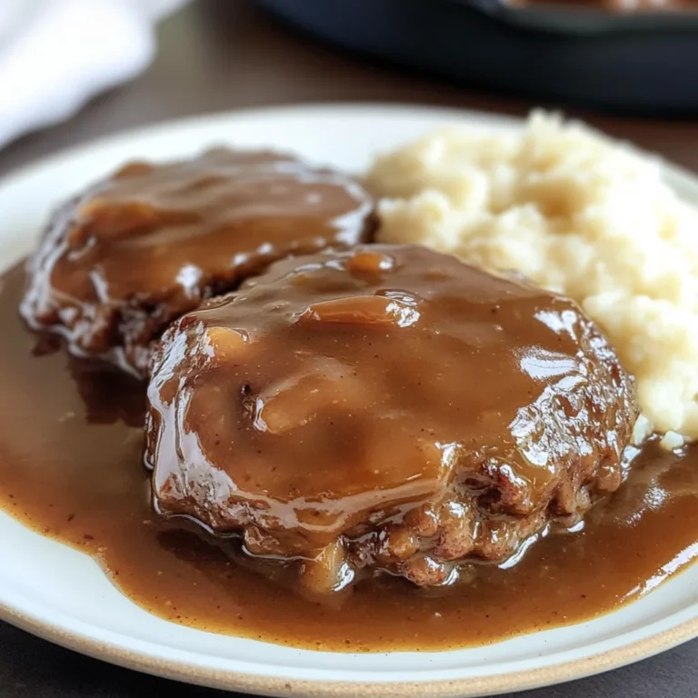 Easy Salisbury Steak Recipe