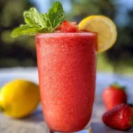 Frozen strawberry lemonade