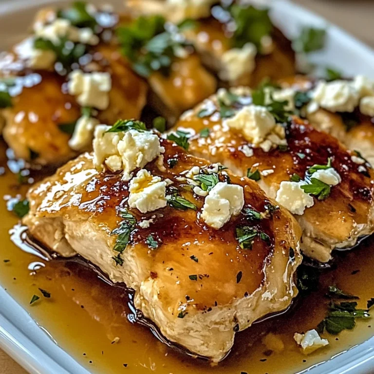 Hot Honey Feta Chicken Dish: A Deliciously Spicy and Savory Recipe