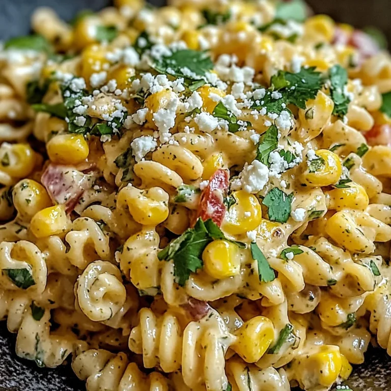 Mexican Street Corn Pasta Salad is a must-try dish!