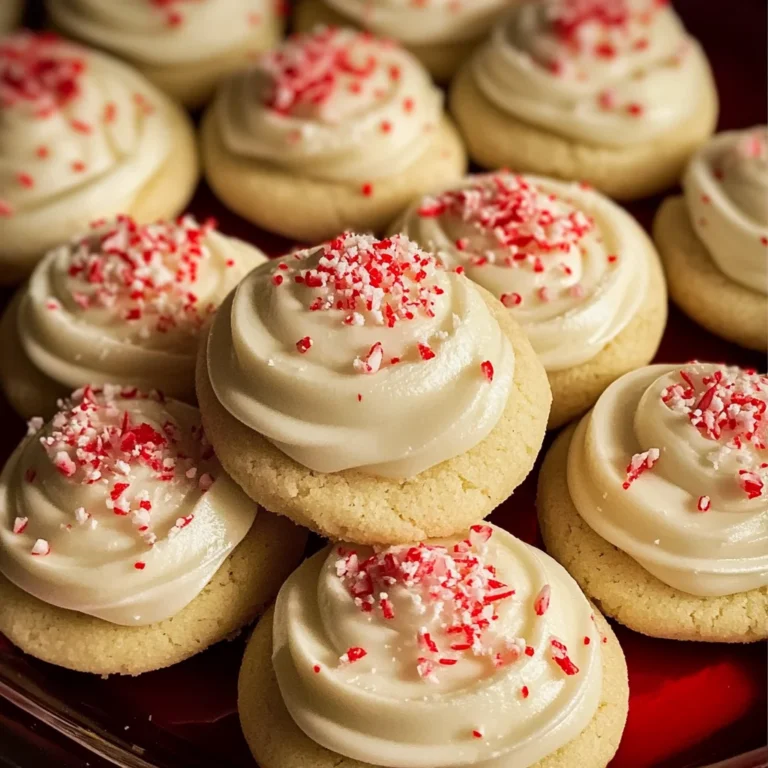 Peppermint Meltaway Cookies
