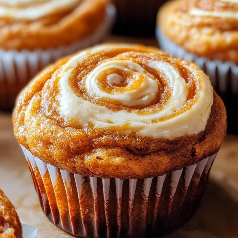 Best Swirled Pumpkin Cream Cheese Muffins