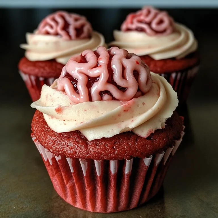 Bleeding Brain Cupcakes