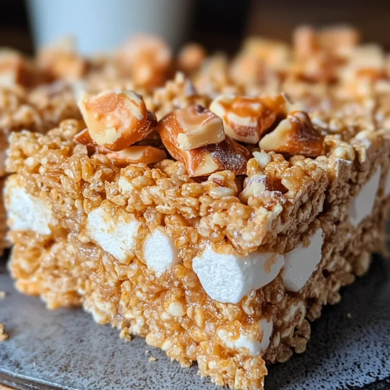 Butterfinger Rice Krispie Treats