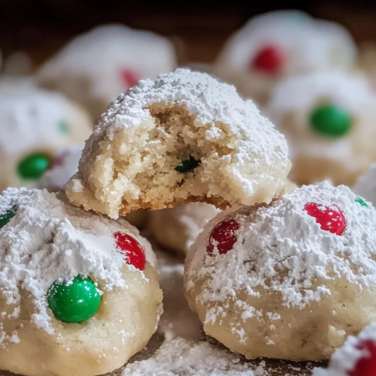 Christmas Snowball Cookies