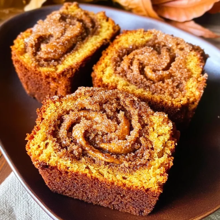 Cinnamon Swirl Pumpkin Bread Mini Loaves