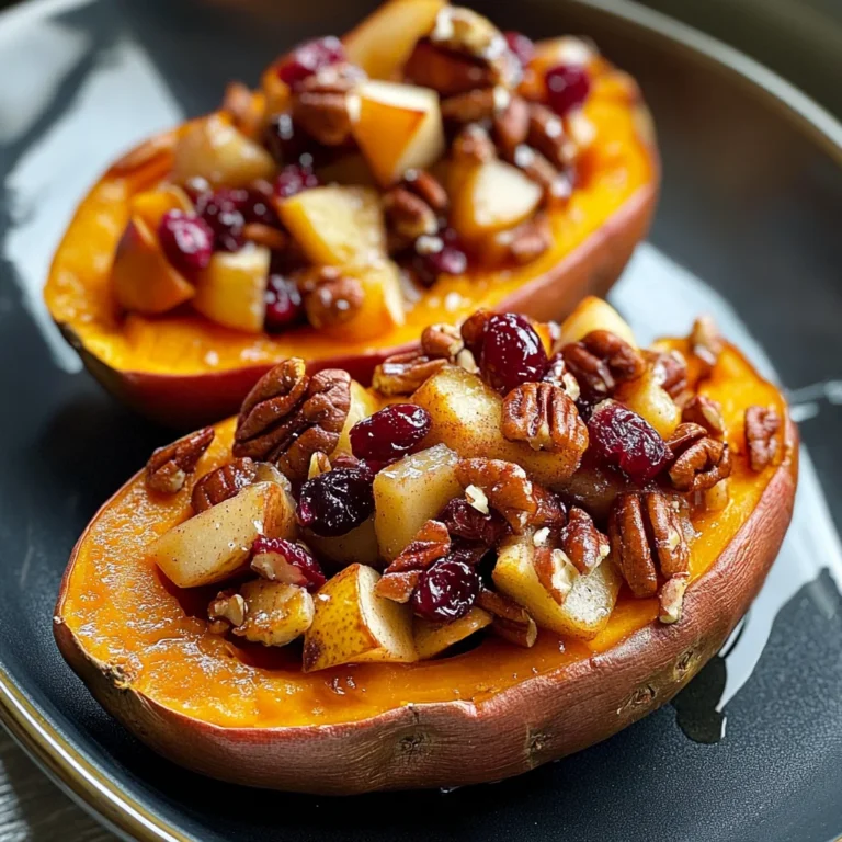 Cranberry Apple Twice-Baked Sweet Potatoes Recipe