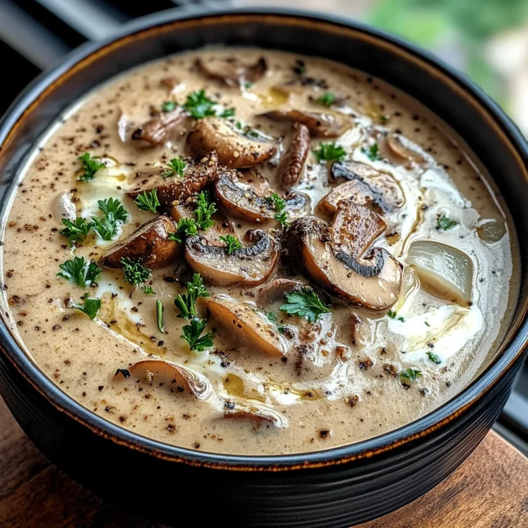 Creamy Mushroom Soup