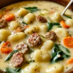 Creamy Sausage Gnocchi Soup