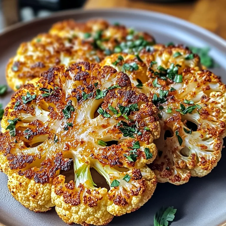 Crispy Baked Cauliflower Steaks