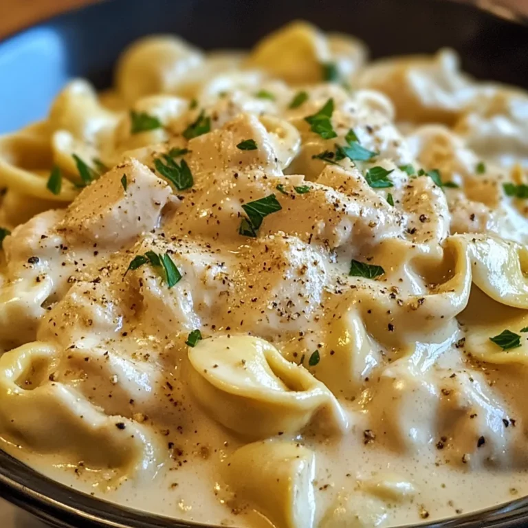 Crockpot Chicken Alfredo Tortellini: A Creamy Delight You’ll Love!