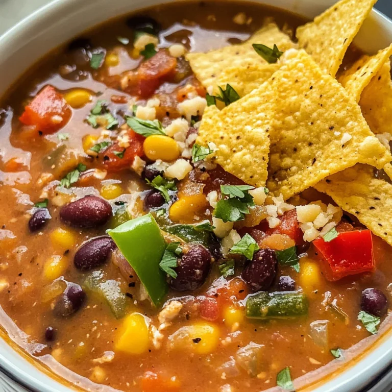 Crockpot Vegetarian Tortilla Soup