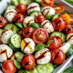 Cucumber Caprese Salad
