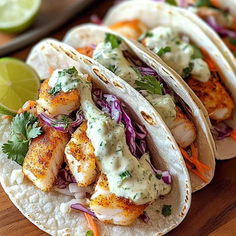 Fish Tacos Lime Crema: The Ultimate Recipe for Flavor