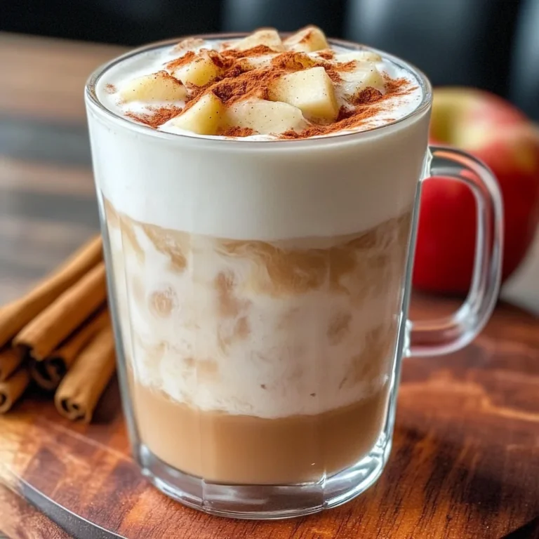Iced Apple Crisp Cream Chai (Starbucks Copycat)
