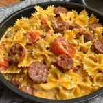 One Pot Creamy Cajun Sausage Pasta