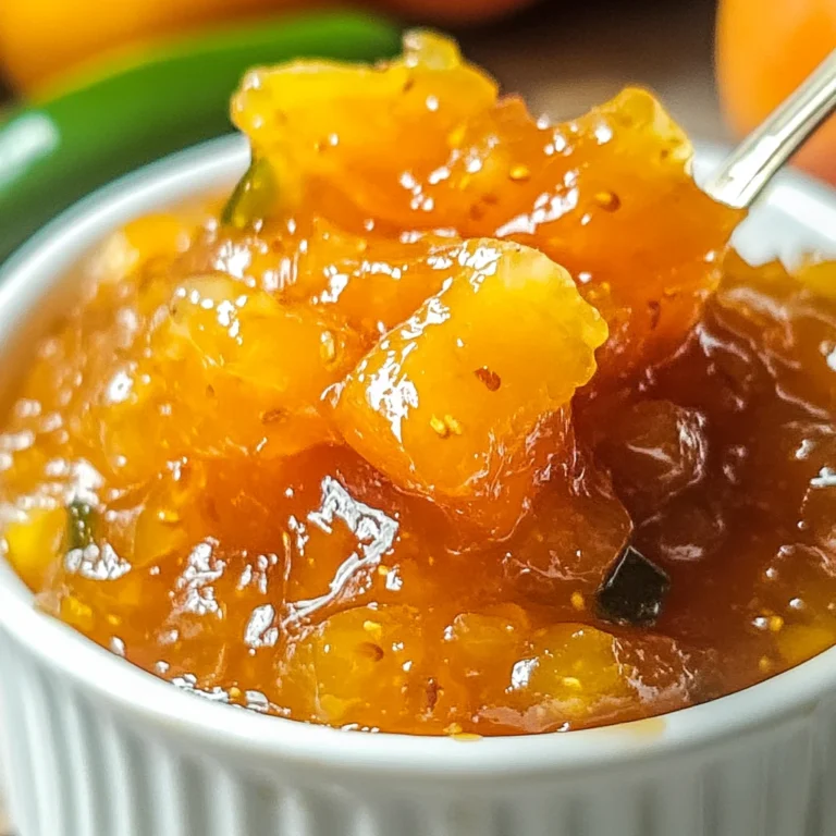 Peach Jalapeno Jam Recipe