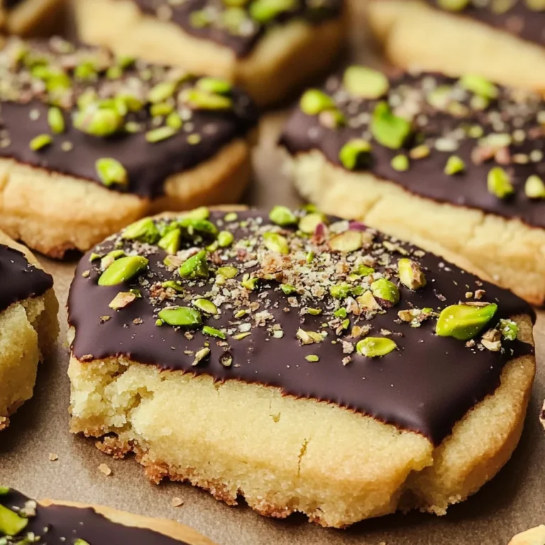 Pistachio Shortbread Cookies
