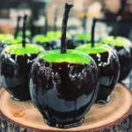 Poison Toffee Apples for Halloween