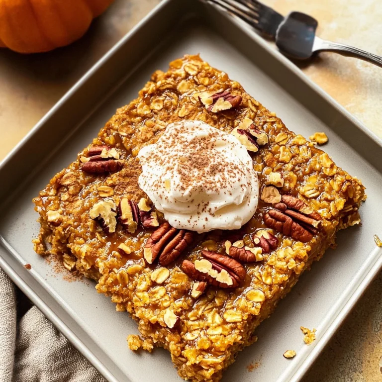 Pumpkin Baked Oatmeal