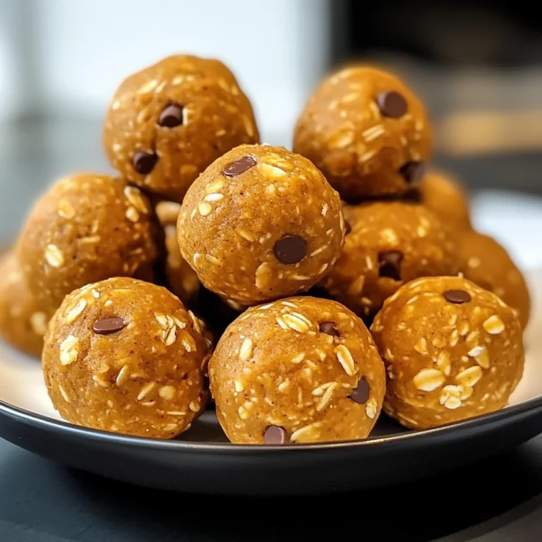 Pumpkin Protein Balls Recipe