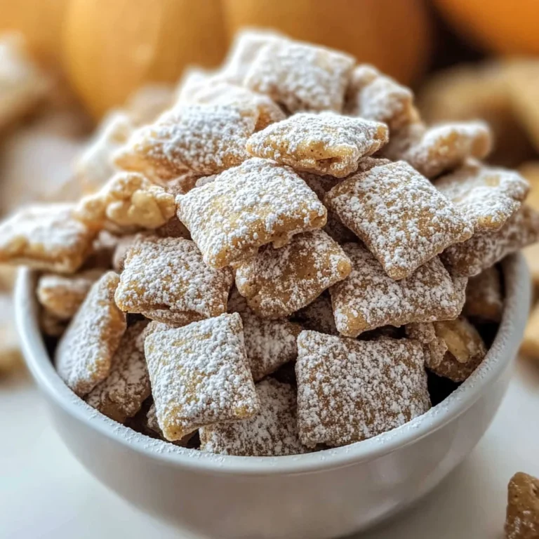 Pumpkin Spice Puppy Chow
