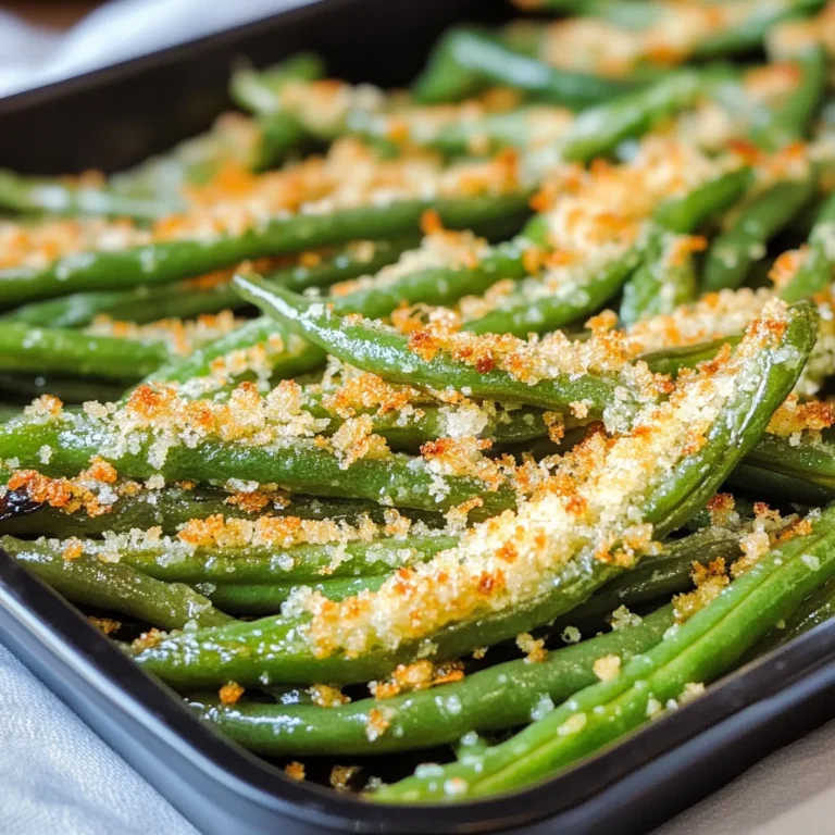 Roasted Parmesan Green Beans