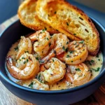 Shrimp Scampi Bowls with Garlic Bread