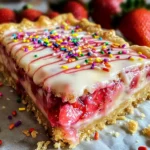 Strawberry Pop Tart Slab Pie Recipe