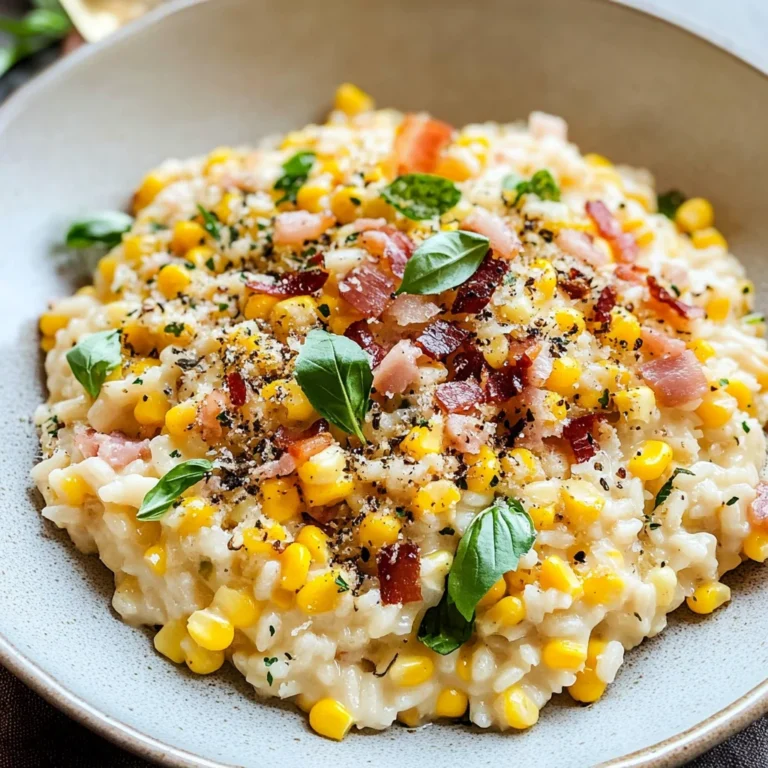 Sweet Corn Risotto