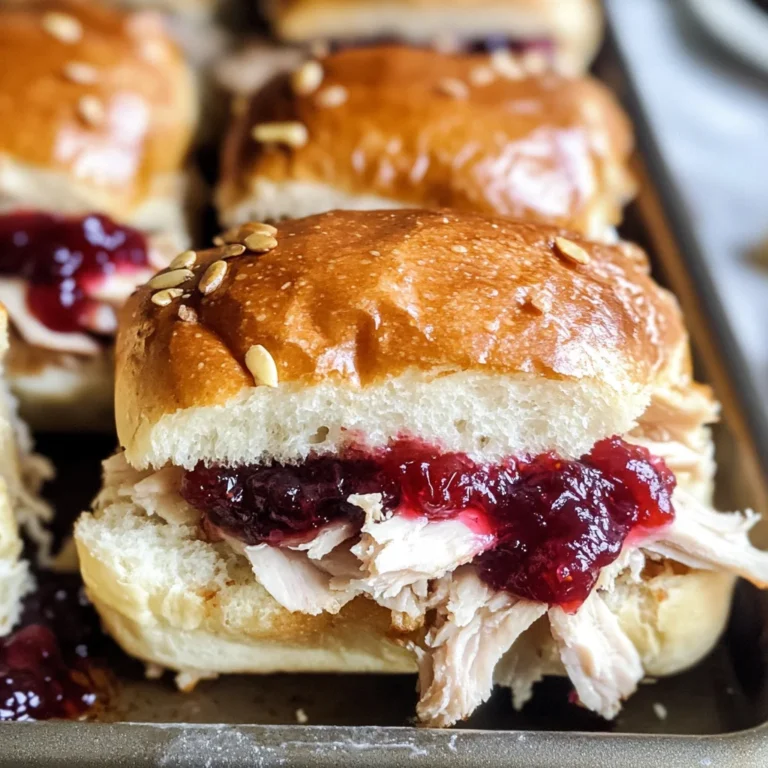 Turkey Cranberry Sliders