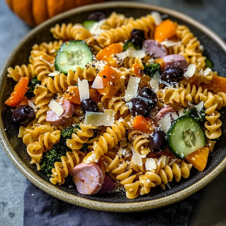 UpChuckin' Pumpkin Loaded Pasta Salad