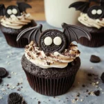 Vegan Oreo Bat Cupcakes