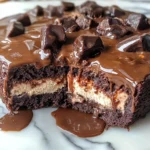 Delicious Brownie Ice Cream Cake