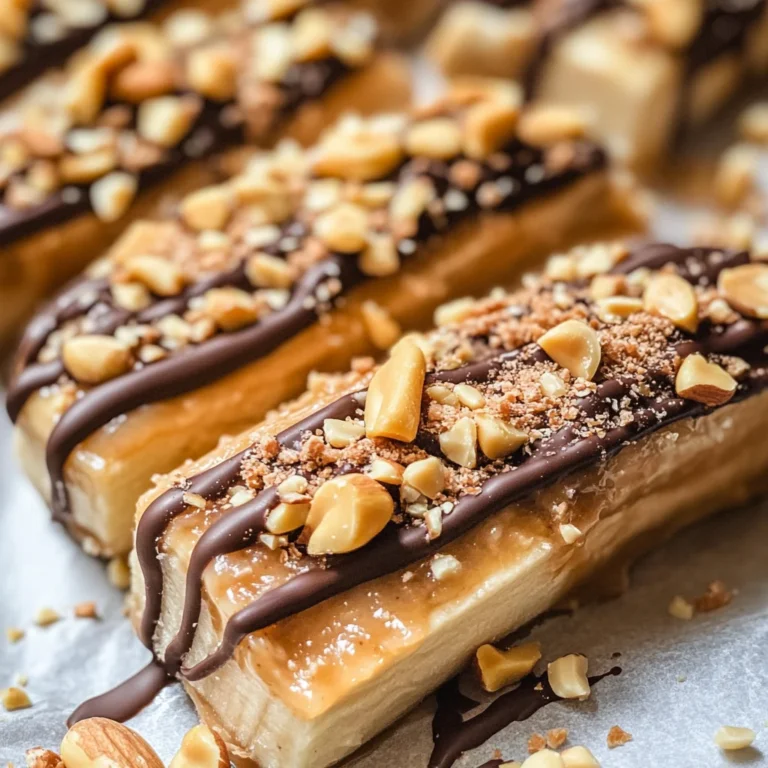 Frozen Banana Snickers