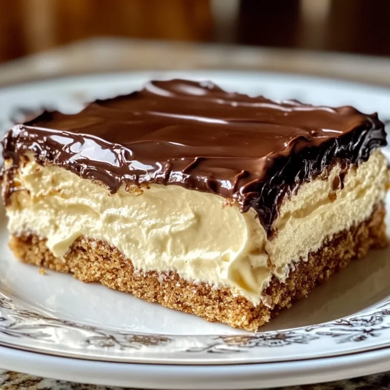 No-Bake Eclair Cake