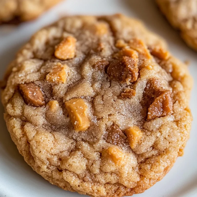 Peanut Butter Butterfinger Cookies