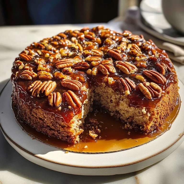 Pecan Upside Down Cake